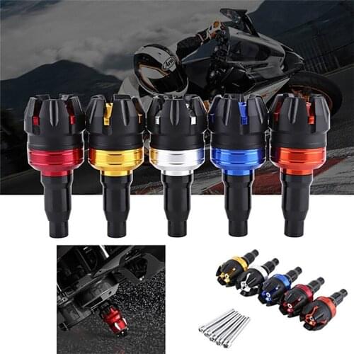 1 PCS Universal Falling Protectors Anti Crash Caps engine protection Crash Pad Motorcycle CNC Aluminum Alloy Frame Slider