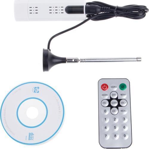 1 PC USB Dongle DVB-T2 / DVB-T / DVB-C + FM + DAB Digital HDTV Stick Tuner Receiver