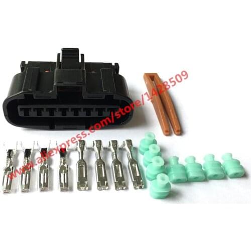 10 Sets 8 Pin Female Waterproof Automotive Electrical Connector For Mitsubishi Lancer MAF Sensor And Ignition Distributor