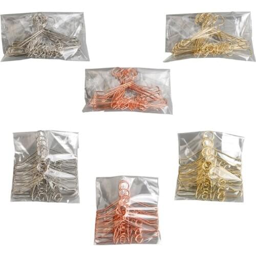 10pcs Metal Love Doll Hangers Doll Accessories For USA Girl Babie Blyth 1/3 1/6