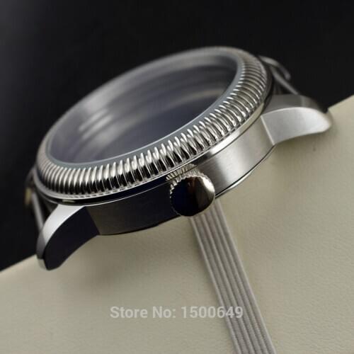 44mm Watch accessories watch housing special fit eta 6497 6498 st36 Manual winding mechanical movement mens watch