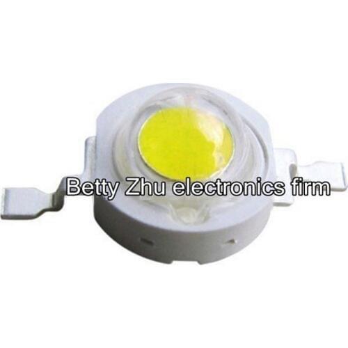 50PCS/LOT LED 3W power 45 chip lamp beads nature white 6000-6500K 180-200LM LED DIY ball steep light fittings