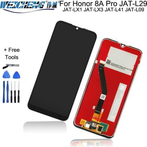 6.09" Black For Huawei Honor 8A honor 8A Pro JAT-L29 LCD Display+Touch Screen Digitizer Assembly Replacement Parts+Tools
