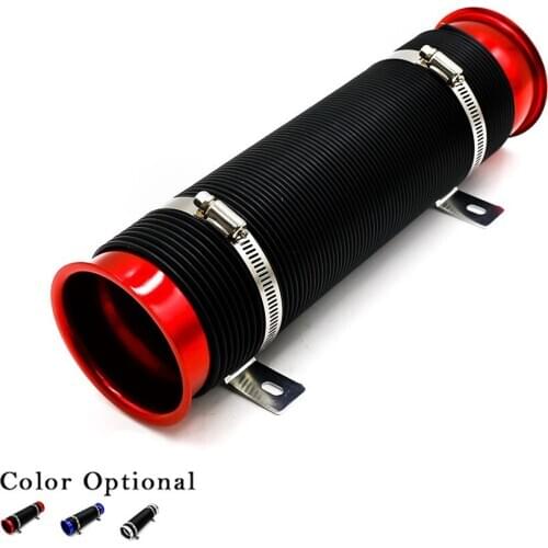 Car modification supplies telescopic tube ventilation tube intake air pipe 76MM expandable cold air intake kit