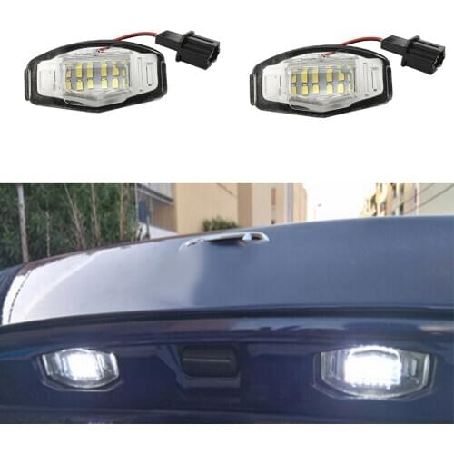 Car License plate Light White 18 SMD For Accord Civic Odyssey MR-V