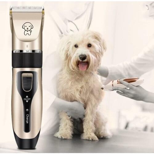 Electric Pet Clipper Dog Hair Clipper For Dogs Reachageable Trimmer Haircut Cat Hair Cutting Remover Machine Grooming Kit
