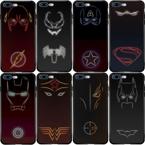 Phone Case for Xiaomi Redmi Note 10 9 9S 9A 8 8T 7 6 7A 6A 5A 5 A1 A2 A3 Pro Max Plus Lite Superheroes Art