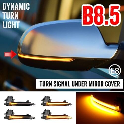 Dynamic LED Turn Signal Light Mirror Sequential Lamp For Audi A4 A5 B8.5 RS5 RS3 A3 8P RS4 sline S5 Sequential 2013 2016