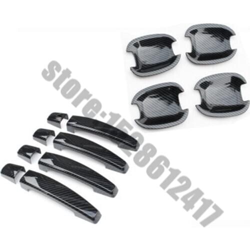 For Opel Corsa E 2014~2019 Vauxhall OPC VXR ABS Door Handle Bowl Door handle Protective covering Cover Trim Car Styling