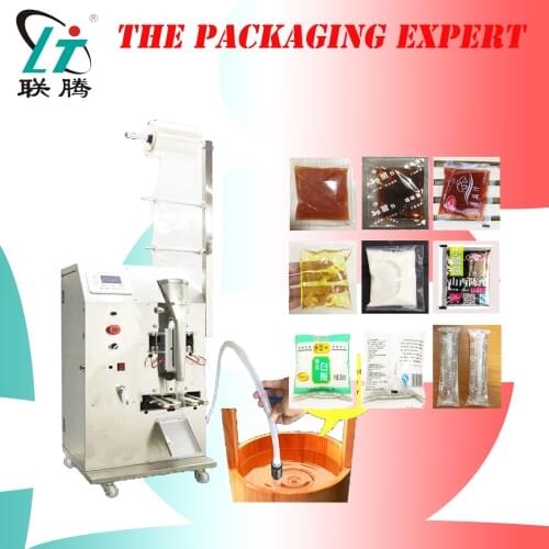 Automatic Soy Sauce Vinegar Packing Machine Water Liquid Pouch Juice Bag Sealer Packet Oil Soup Auto Filling And Sealing Device