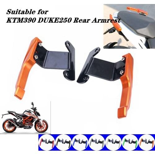 Motorcycle Tail Handrail For KTM DUKE 390 250 2018-2020 CNC Personality Rear Armrest Racer Shelf handle tail fin Accessories