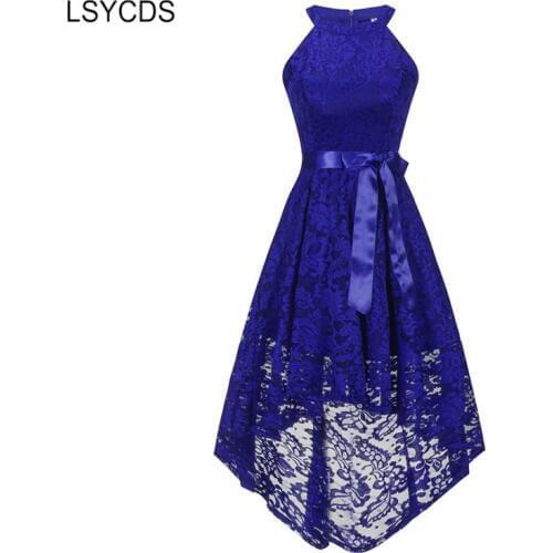 Голубые летние платья LSYCDS China At AliExpress