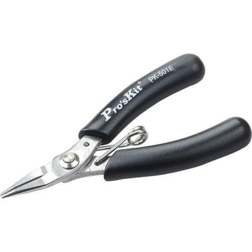 Stainless Steel Mini Needle-nose Pliers ProsKit 1PK-501E Anti-corrosion Long Nose Plier pinzas precision multiherramienta