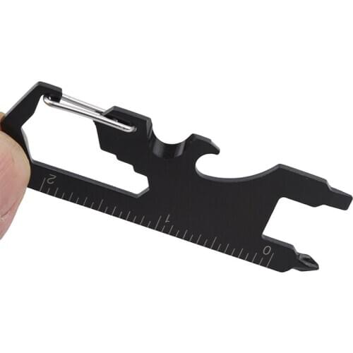 Outdoor Multi-function Tool Card Opener Keychain With Multi-purpose Gadgets Outdoor Tool