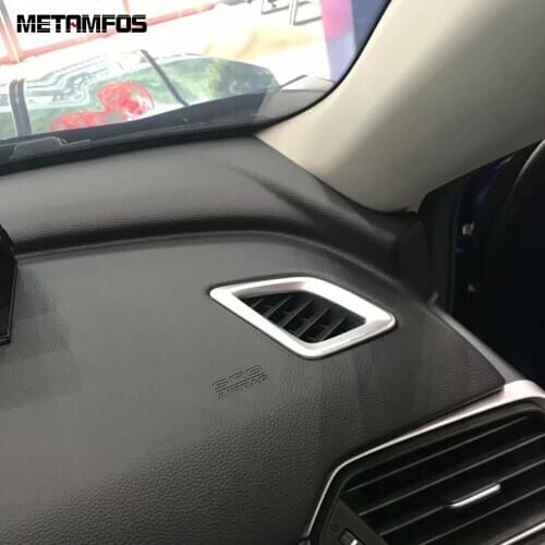 For Honda Accord 2018 2019 2020 Front Upper Air Condition Vent Outlet Cover Trim Molding Sticker Inner Accessories Car Styling