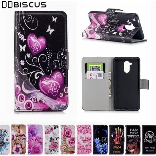 Painting luxury Leather Flip Wallet TPU Cover For Huawei Honor 6C Pro 6 C JMM-L22 Cases DIG-L01 DIG-L21 DIG-L21HN Funda Case