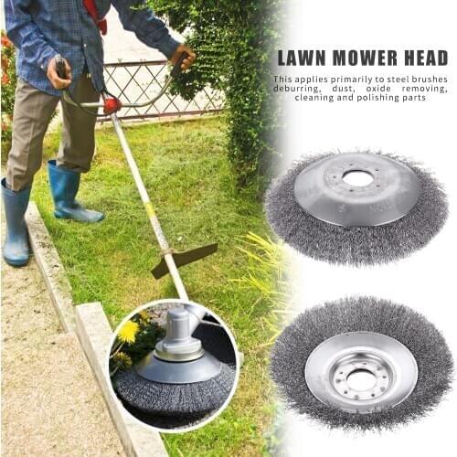 Steel Wire Weeding Head Grass Brush Cutter Trimmer Multi-functional Practical Convenient Head Dust Rusting Removal
