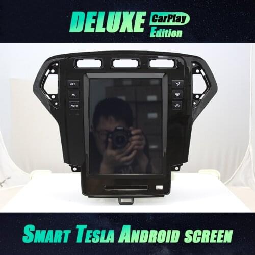 Tesla Style Android 10.0 Car Radio For Ford Mondeo Car DVD Multimedia Player Auto GPS Navigation 4G DSP 2007-2013