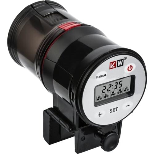 NICREW Smart Adjustable Fish Tank Automatic Feeder Machine Goldfish Aquarium Indicate Feeding Dispenser Accessories