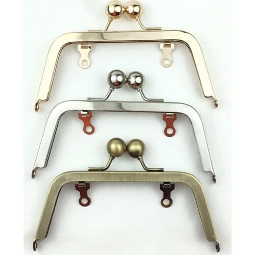 14cm screws fixed amount women DIY bag making metal clasp kiss buckle purse frame 5pcs/lot