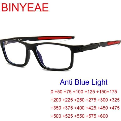 Protection Farsightedness Computer Glasses Men 2021 Casual Vintage Anti Blue Light Reading Glasses Lightweight Eyewear Frames Ok