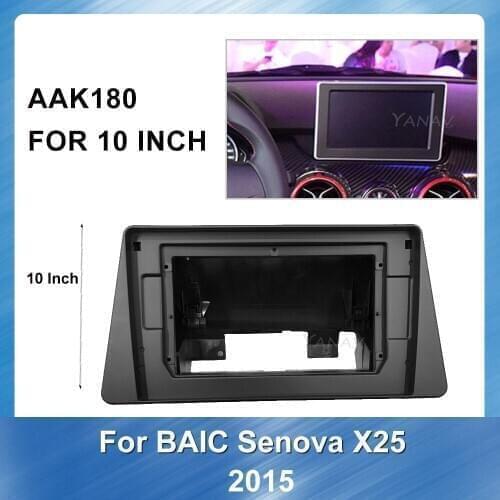 2 Din Car audio DVD Player panel Refitting Installation Trim Frame fascias For BAIC Saab X25 2015 Car dvd GPS navi Fascia frame