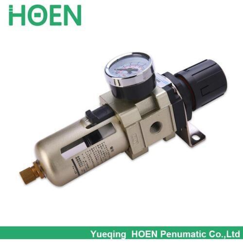 AW4000-06 AW4000-06D PT3/4" SMC type pneumatic air filter regulator with Manual / auto drain 3/4 inch air treatment unit