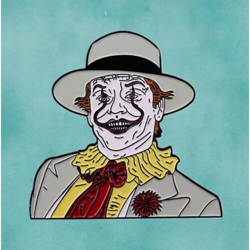 The Joker Jack Nicholson Tim Burton DC Comics Superhero Film enamel pin Jack Napier formal attire brooch badge