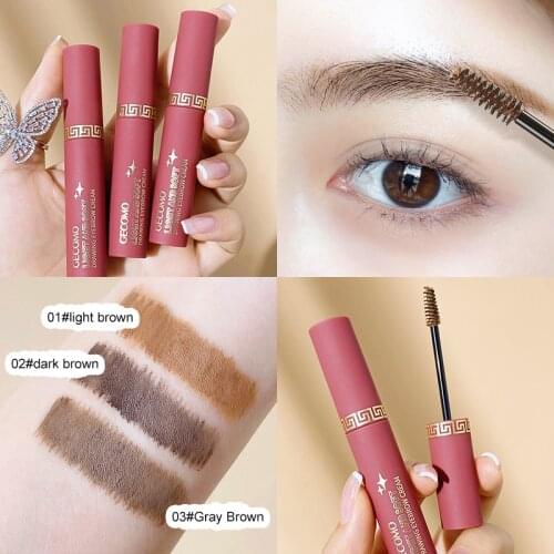 3 Colors Long Lasting Waterproof Eyebrow Mascara Cream Anti-sweat Easy To Color Eye Brow Gel Pen Tattoo Makeup Cosmetics TSLM1