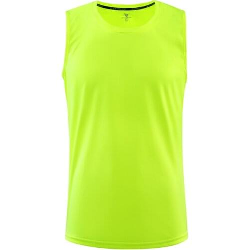 JEJY 9208 Fast Dry Running Vest In Polyester Eyelet Fabric Multi Sizes Solid Color Sleeveless Fitness Tank Tops For Men Women