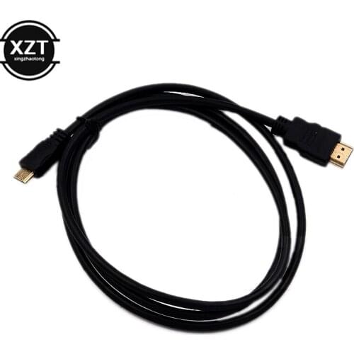 1.5m Male-Male HDMI Cable High speed Gold Plated HDMI TO MINI HDMI C Type Plug 1.4 Version 1080p 3D for TABLETS DVD