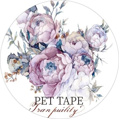 Flower Bath And Spring Wind Washi Tapes Bullet Journal Masking Tape Adhesive Tape DIY Scrapbooking Washi Stickers
