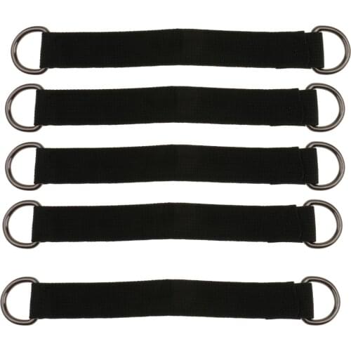 5Pcs 25cm Tree Swing Hanging Straps Kit - Holds 220lbs/100kg, Perfect for Hammocks and Most Swing Seats