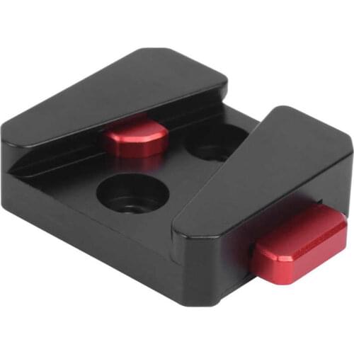 Multifunction Alloy V Mount Battery Adapter Quick Release Plate with 1/4in Screw Hole to fit for Camera Cage Tripod