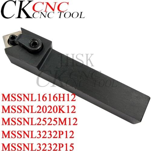 MSSNL1616H12 MSSNL2020K12 MSSNL2525M12 MSSNL3232P12 MSSNL3232P15 MSSNL CNC Lathe Cutting Tools External Turning Tool Holder