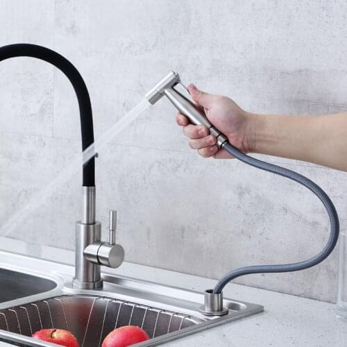 Stainless Steel Handheld Toilet Bidet Seat Attachment Bathroom Portable Water Faucet Bidet Shower Sprayer Shattaf Set with Hose