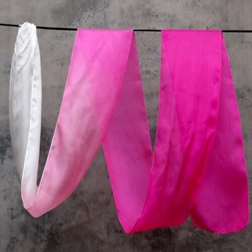 New Gradient color belly dancing Throw Streamers sexy professional stage Props Throwing Streamer 5 colors 3 sizes available