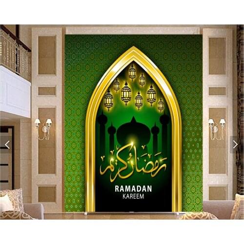 Papel de parede Islamic Ramadan theme floral pattern abstract 3d wallpaper mural living room tv bedroom wall papers home decor