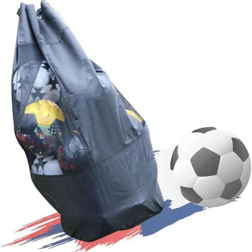 Extra Large Mesh Sport Equipment Bags Large Capacity Oxford Football Basketball Volleyball Bags (Adjustable Drawstring)