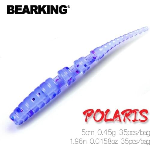 2019 BEARKING Polaris 5cm 0.45g 35pcs/bag Fishing Lures soft lure Artificial Bait Predator Tackle jerkbaits for pike and bass