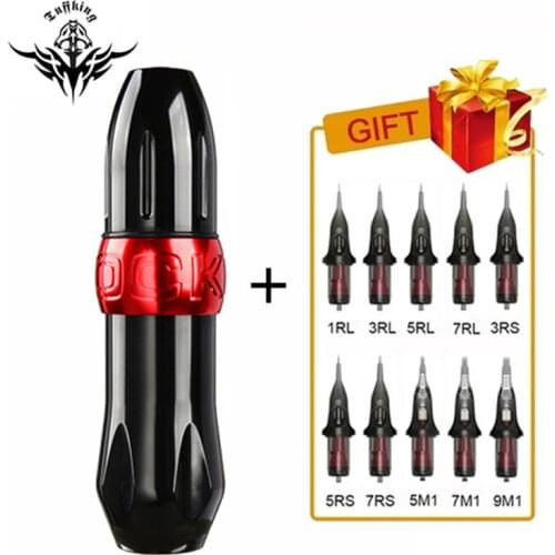 Professional Rocket Tattoo Pen Rotary Tattoo Machine Aluminum Alloy Tattoo Gun Equipment For Semi Permanent Microblading Makeup