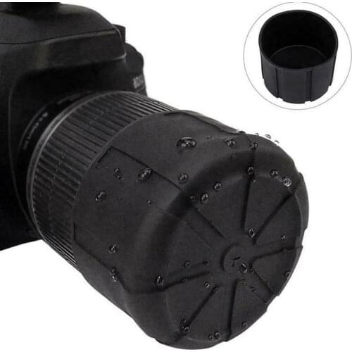 Silicone Protector Lens Cover Cap For DSLR Universal Nikon Cover Olypums Lumix For Canon Fuji Sony Camera Anti-Dust Fallpro