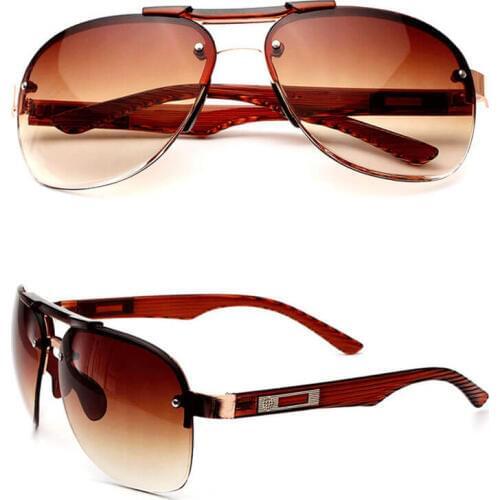 Nerzhul Unisex Vintage Sunglasses Women Fashion Lunette Sun Glasses Female Brown Sunglasses Aviation Pilot Sunglasses Women