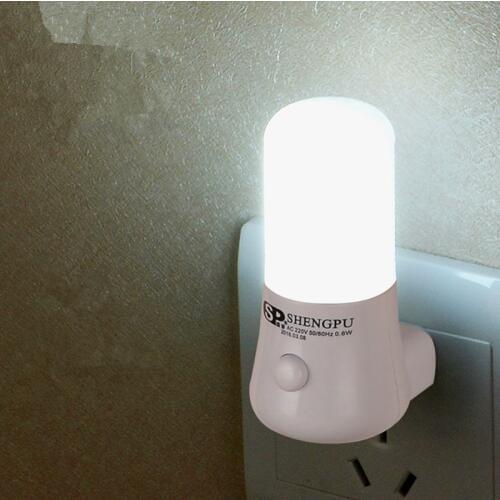 EU Plug LED Night Light 0.5w Bedroom Decor Lights Touch switch 220V Kids Lamp Bulb Nightlight for Children Room Light