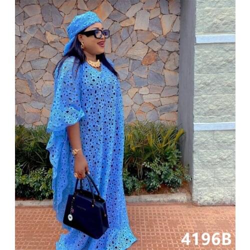 Water Soluble Sky Blue Guipure Lace 5 Yards Embroidery Sequins Cord Modern Traditional African Inspire Fabric 4196B