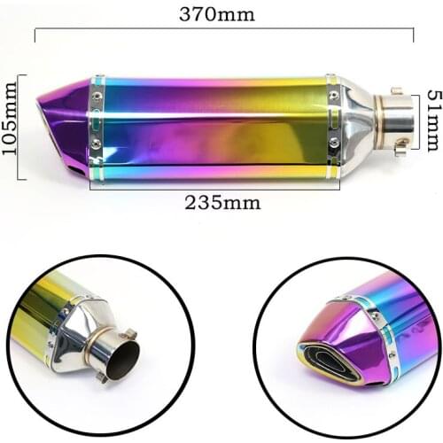 Motorcycle Exhaust Systems Pipe Muffler DB Killer nmax er6n cb1000r mt07 piaggio mp3 pcx125 tmax 500 msx125 hornet 600 r3 r25