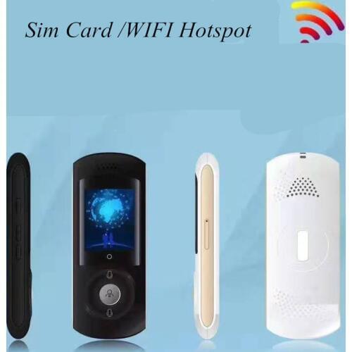 Wifi/4G Sim Card Instant Voice Translator 45 Language Traductor Translation for Learning Russian Meeting Business Travel