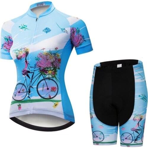 Womens Cycling Equipment Clothing 2021 New Summer Short Sleeve Suit For Bicycle Breathable Female Mountain Bike Monkey