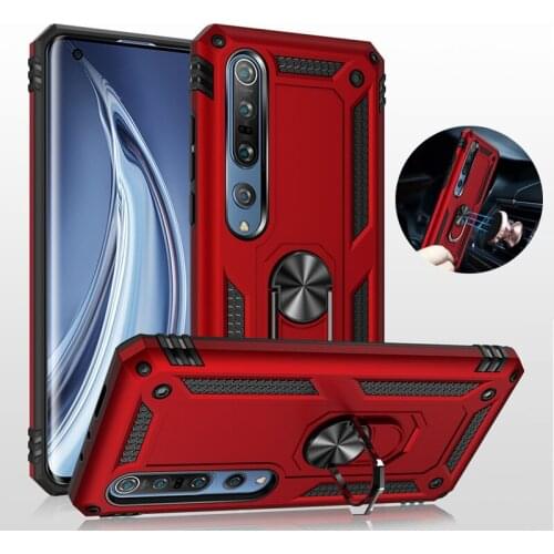 For Xiaomi Mi 10 Note 10 Pro A3 Case Hard With Stand Ring Armor Back Cover Case for xiaomi mi 9 SE 9lite Mi 9T Pro CC9 Pro Play