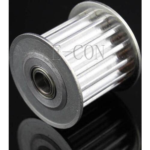 1pcs HTD 5M15T 6mm Bore 16mm/21mm Width Aluminum Timing Belt Idler Pulley With Bearing 15 Teeth
